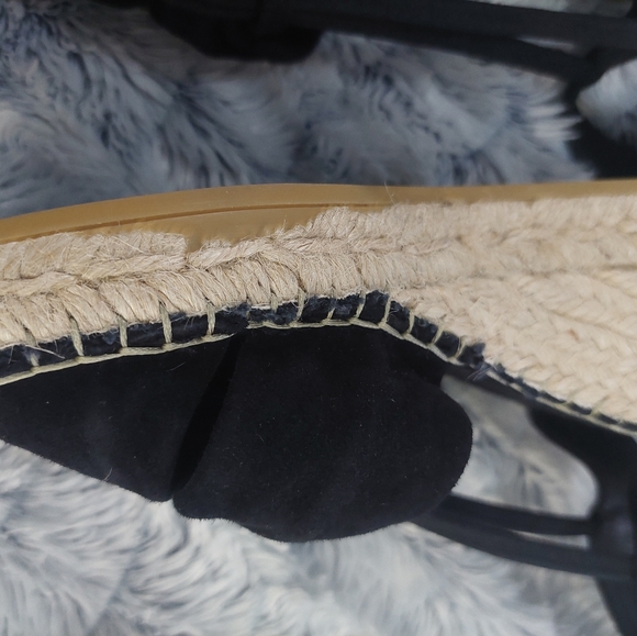 Toni Pons Sandy Espadrille Wedge size 9 (40eu) black suede - Picture 7 of 12